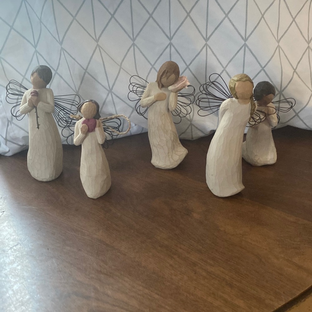 Set of 5 No Face Angels